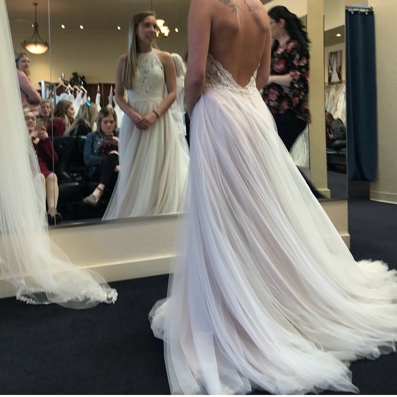 Wedding dress never worn fits like a size zero - Picture 2 of 8